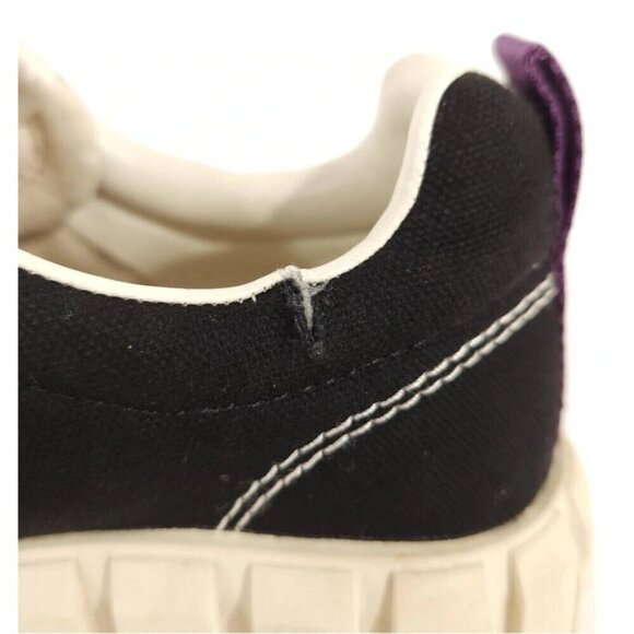 Eytys Odessa Canvas Sneakers Size 39 US 8.5 Womens Black $210 - Picture 8 of 15